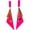 Pink, variant on Zephyriana 80's Retro Acrylic Geometry Double Triangle Long Dangle Drop Earrings Creative Exaggerated Fluorescent Geometric Statement Earrings Outfit Glow Party Jewelry Gifts for Women