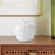 thumbnail image 2 of Estatua de manzana de cerámica, figura decorativa, escultura de fruta coleccionable, para sala de estar Blanco, 2 of 6