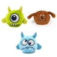 thumbnail image 3 of Suministros Para Mascotas, Juguete Eléctrico Con Vibración Vocal Para Perros, Pelota De Juguete Para Morder Para Mascotas, Pelota De Juguete De Peluche Resistente Al Perro, Pelota De Juguete De Vogacara PT001517-03, 3 of 5