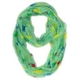 thumbnail image 3 of Peach Couture Stunning Colorful Lightweight Vintage Owl Print Infinity Loop Scarf, 3 of 7