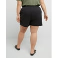 thumbnail image 2 of Hanes Jersey Shorts Originals Women's Plus Size Cotton Pockets 2.5 inseam 2X-4X, 2 of 6
