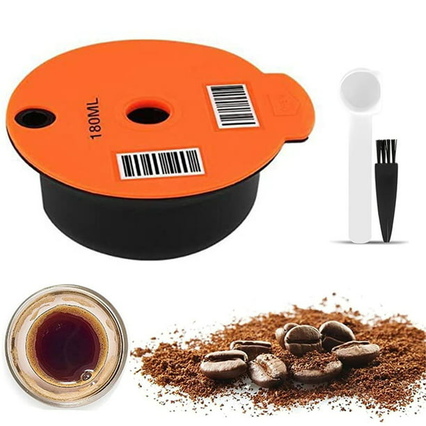 Droogte als resultaat Met andere bands Sulobom Coffee Capsules for Tassimo, Refillable Reusable Coffee Filter  Coffee Pods for Bosch's Tassimo Machines, 180 ml - Walmart.com