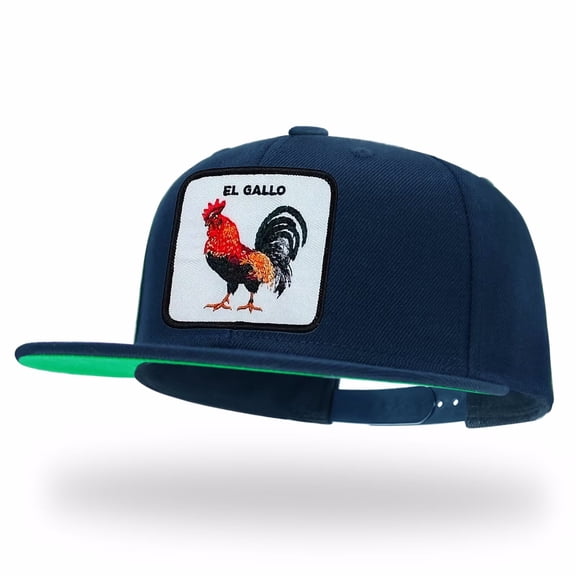 Farm Animal Cock Snapback Hats for Men Women Adjustable Dad Wool Baseball Caps