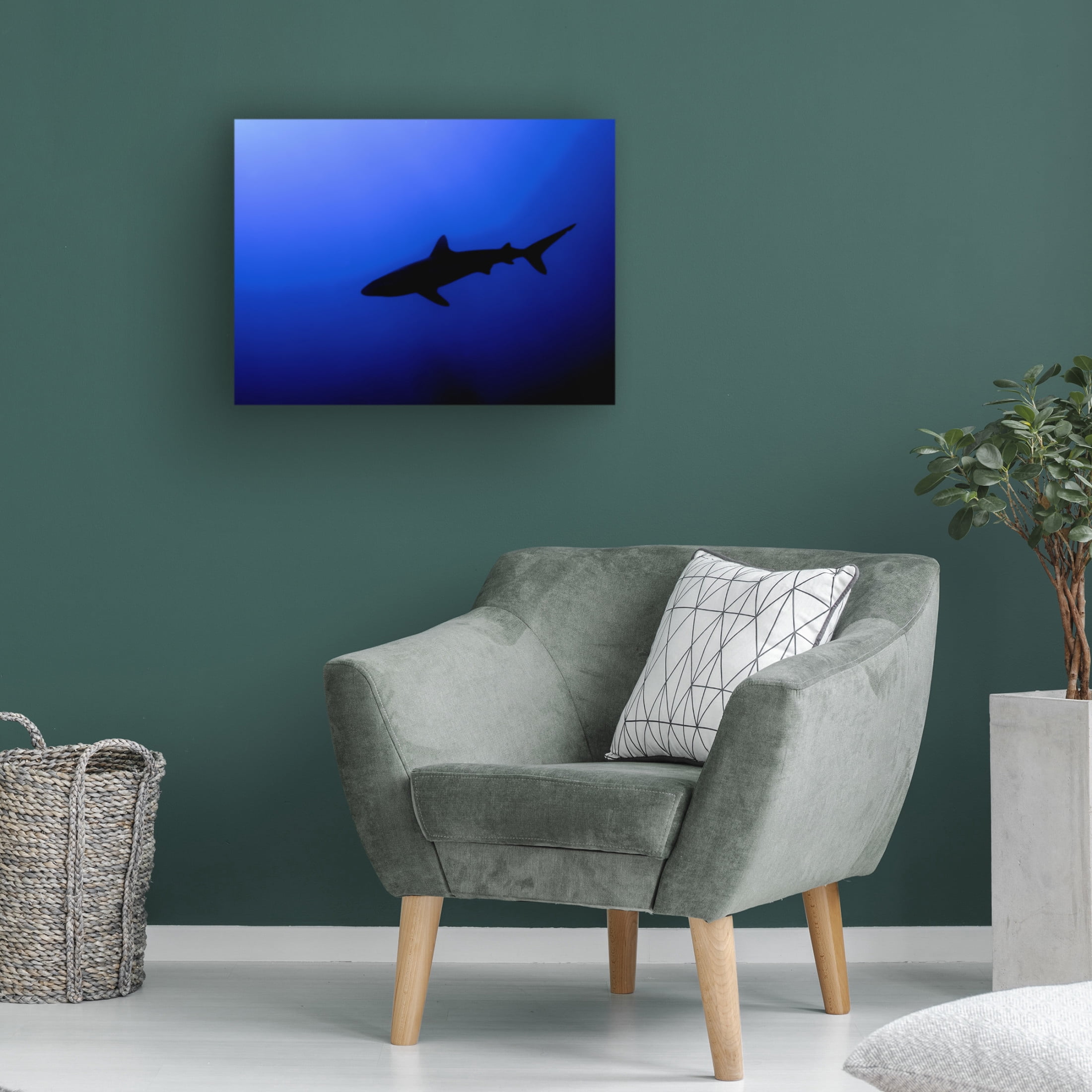 Canvas Wall Art - Ilan Ben Tov 'Silhouette' Wall Art for Living Room, Bedroom, or Office Décor by Trademark Fine Art - 32 x 24 Inches