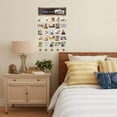 thumbnail image 5 of Picture Frames Collage Photo Hanging Display Picture Board Wood Rustic Frames for Wall Decor and Dorm Room Decor with Blackboard and 30 Clips Carbonized Black, 5 of 9