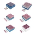 thumbnail image 4 of 100 piezas de piedra montada abrasiva puntos de pulido eléctrico de rueda de cabeza de pulido de resistencia 4 mm Macarena Rueda abrasiva diamantada, 4 of 8