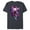Navy Heather, variant on Marvel Spider-Man: Across the Spider-Verse Gwen Glitch - Short Sleeve Blended T-Shirt for Adults - Customized-Yellow