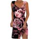 thumbnail image 2 of Puntoco Vestidos Mujer Elegante Casual Versátil Impreso Cuello Redondo Casual Sin Mangas Vestido Con Tirantes, 2 of 5
