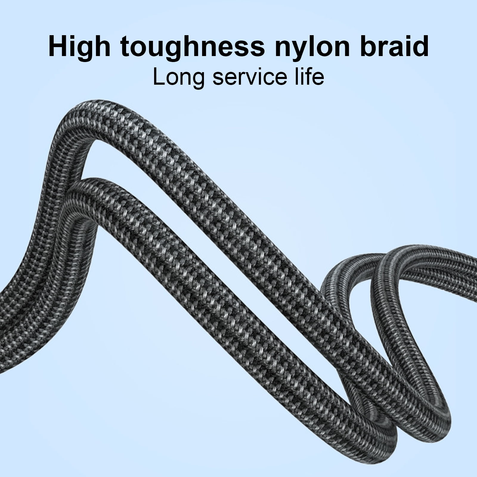 Type C To RJ45 Ethernet Cable 1000Mbps, Heat Resistant Adcanced Chip Nylon Braided Cord Heat Resistant