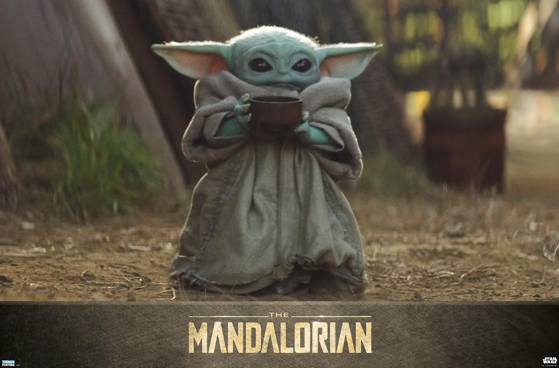 11” X 17” Baby Yoda Poster  DISNEY STAR WARS The Child The Mandalorian 