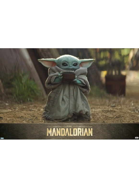 Star Wars: The Mandalorian - The Child with Soup Wall Poster, 22.375" x 34"