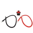 thumbnail image 3 of Battery Switch, Compact Abrasion Resistant Professional 2 Position Anti Aging Waterproof Safe Battery Disconnect Switch With 6AWG Cable For RV For Yacht, 3 of 8