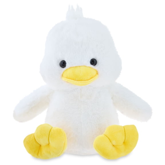 Duck Plush, Yellow and White, 15", Easter by Way To Celebrate