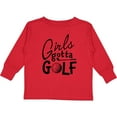 thumbnail image 3 of Inktastic Girls Gotta Golf Girls Long Sleeve Toddler T-Shirt, 3 of 5