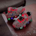 thumbnail image 2 of Kids Sports Shoes Spiderman Lighted Sneakers Children Led Luminous Shoes For Boys, 2 of 4