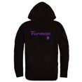 thumbnail image 1 of W Republic 558-220-BLK-01 Furman University Sweat à Capuche Script pour Hommes, Noir - Petit, 1 of 1