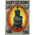 thumbnail image 2 of Anonymous 14x18 Black Ornate Wood Framed Double Matted Museum Art Print Titled - Don't Go Home Until You See the Celebrated Dubuque Soft Coal Burner, 2 of 5