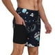 thumbnail image 2 of Fotbe Galaxy2 Traje de Baño para Hombre – Shorts de Natación de Secado Rápido con Forro y Bolsillos-Medium, 2 of 6