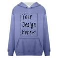thumbnail image 5 of Krdevn Womens Fall Sweatshirts,Women's Hooded Long Sleeved Solid Color Hoodie,Pullover Sweatshirts for Women,Size:S, 5 of 9
