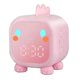thumbnail image 1 of Kid Alarm Clock with Night Light 6 Ringtone Blue Dinosaur Digital Alarms, 1 of 3