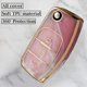 thumbnail image 2 of Funda para llavero de TPU suave de mármol rosa ZHAOCHENG para llaves VW llavero remoto 3 botones, 2 of 5