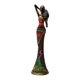 thumbnail image 1 of Estatua de mujer africana, figura novedosa, decoración de gabinete, artesanía hecha a mano, única para Estilo B, 1 of 8