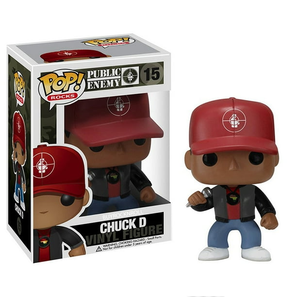 Funko pop PUBLIC ENEMY Chuck D#15 Flavor Flav#16 Figura de vinilo