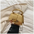 thumbnail image 4 of Monedero FALETO Mini Gold de cuero vegano para mujer Y2K, 4 of 9