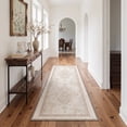 thumbnail image 2 of KUETH 8x10 Soft Classic Diamond Vintage Rug for Living Room, Large Machine Washable Low Pile Non Slip Backing Area Rug, VELVETECHO Rug for Bedroom Office, 2 of 5