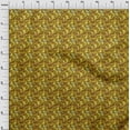 thumbnail image 4 of oneOone Cotton Cambric Dark Mustard Fabric Butterflies Dress Material Fabric Print Fabric By The Yard 56 Inch Wide, 4 of 4