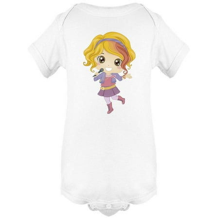 

Pop Star Girl Singing Bodysuit Infant -Image by Shutterstock 6 Months