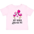thumbnail image 3 of Inktastic My Nana Loves Me with Two Flamingos Boys or Girls Toddler T-Shirt, 3 of 5