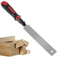 thumbnail image 1 of 7 Inch Double-Sided Saw 14/17 TPI Double Edge Saws Portable Hand Pull Saws with Flexible Blade and Anti-Slip Handle Mini Japanese Hand Saw for Woodworking Cutting Tools, 1 of 9