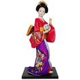 thumbnail image 1 of Figura humana de 12 pulgadas, figura de geisha, muñeca de kimono de seda, adornos de estilo de boda para restaurante, regalos decorativos de escritorio, 1 of 6