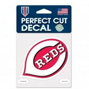 MLB Cincinnati Reds Prime 4" x 4" Perfect Cut Decal