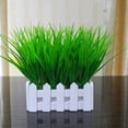 thumbnail image 5 of Asisol 4Pcs Green Artificial Plants Decorative Bendable Fake Plant Fake Grass Plant Art Decorations for Home Living Room Bedroom Garden Office Decor, 5 of 11