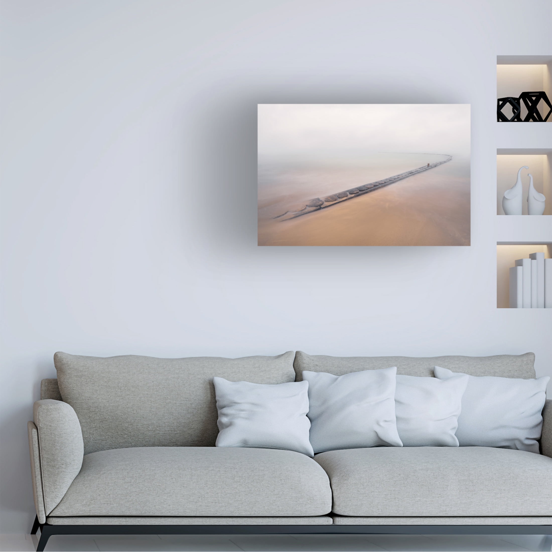 Canvas Wall Art - Thomas De Franzoni 'A Fine Day To Exit' Wall Art for Living Room, Bedroom, or Office Décor by Trademark Fine Art - 19 x 12 Inches
