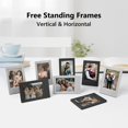 thumbnail image 4 of Trianu 8 Pieces Mini Photo Picture Frame Compatible with Fujifilm Instax Mini 12 11 9 8 70 7s 90 26 Instant Camera Film, 2 x 3 inch, Black+Grey, 4 of 7
