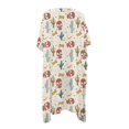 thumbnail image 3 of FKELYI Cactus Skull Star Print Kimono Cover Up for Women Summer Beach Coverup Half Sleeve Kimono Cardigan Sheer Beachwear Comfy Resort Wear for Ladies Casual Outfit, 3 of 6