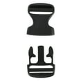 thumbnail image 4 of CHICIRIS Side Release Buckle,5Pcs Quick Release Buckle Plastic Dual Adjustable Strap Buckles Replacement DIY Craft for Backpack Black,Backpack Buckle, 4 of 8