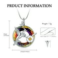 thumbnail image 2 of Hummingbird Urn Necklace for Ashes Stainless Steel with Crystal Cremation Jewelry Keepsake Memorial Jewelry for Women, 2 of 6
