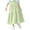 01 Green, variant on Women's Summer Casual Elegant Smock Layered Tiered Maxi Skirt High Waisted A Line Flowy Long Skirts