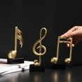 thumbnail image 3 of Qiweii Creative Resin Music Note Figurine Set，Artistic Ornament for Home Living Room and Desktop Decor, 3 of 3