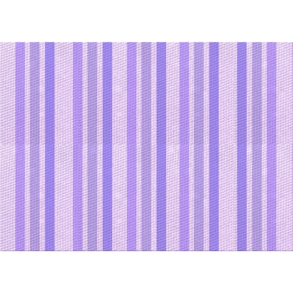 Ahgly Company Indoor Rectangle Patterned Tyrian Purple Area Rugs, 5' x 8'