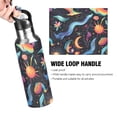 thumbnail image 4 of Yayeee 20oz Insulated Water Bottle Double Wall Stainless Steel with Flip Straw Lid, Zodiac Stars, 4 of 7