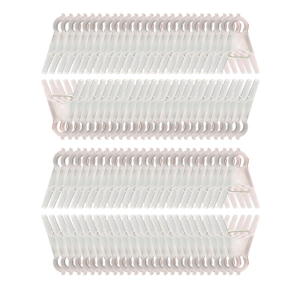 100 piezas de clips de soporte para plantas de jardín, clips para tomates y flores. claro