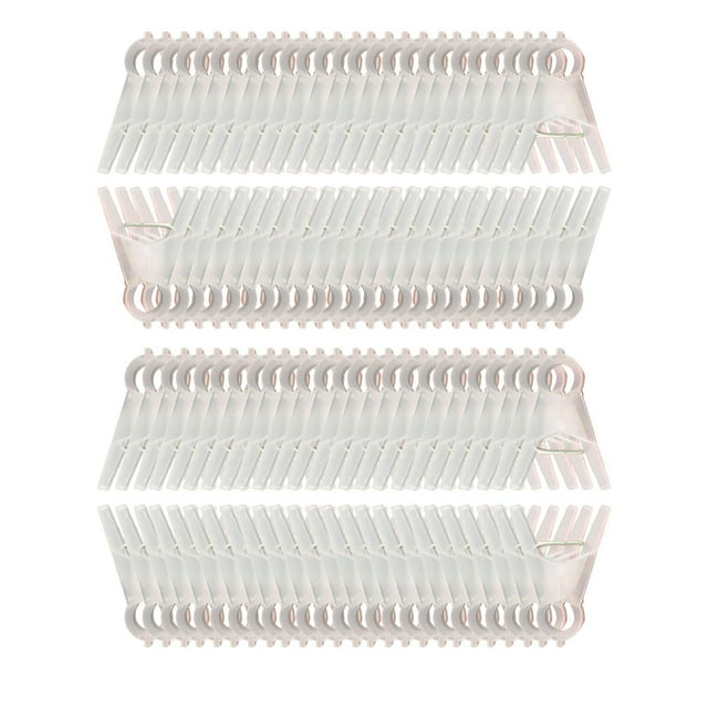 100x Clips para plantas de jardín, Clips de enredadera de flores, Clips de enrejado, abrazaderas de plantas de flores para plantas trepadoras, claro