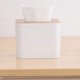 thumbnail image 4 of loinhgeo Caja de pañuelos rectangular redonda para secadora, soporte para papel higiénico o papel de seda, organizador de pañuelos de madera que ahorra espacio, soporte para papel de baño redondo, 4 of 7