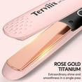 thumbnail image 3 of Terviiix Professional Hair Flat Iron, 1" Titanium Hair Straightener for Salon Hair Styling, Pink, 3 of 6