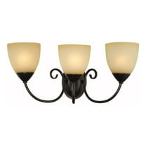 Berkshire Series 3 Light Oil Rubbed Bronze 20-1/4 Inch by 8-3/4 Inch Bath / Wall Lighting Fixture : 16-8397